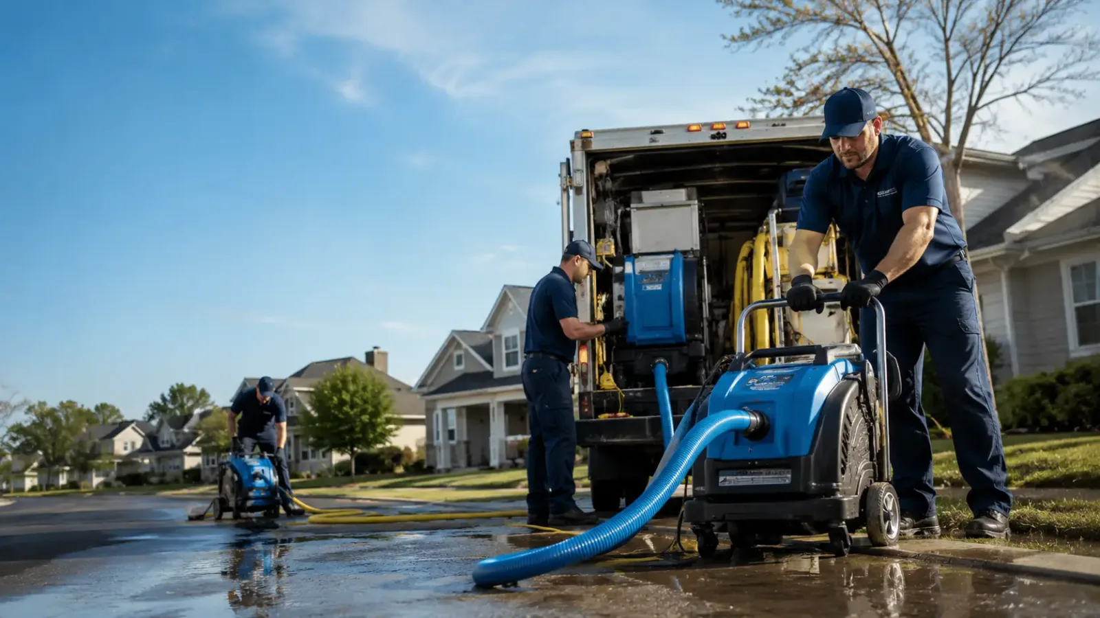 Flood Damage Cleanup in Central Village, CT
